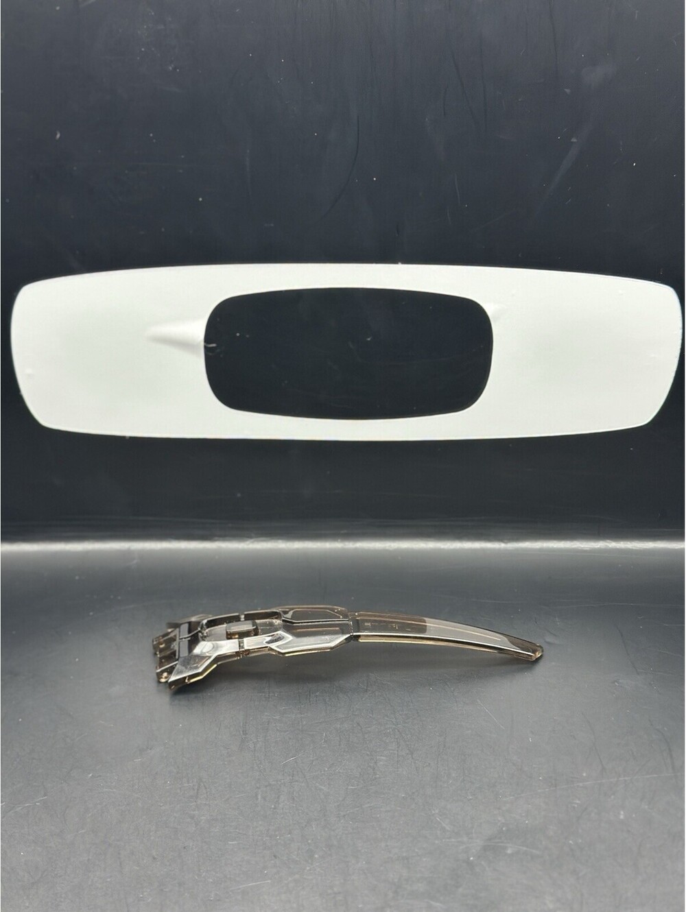 Oakley Oil Rig II Brown Smoke OEM Left Replacement Arm (No Icon)